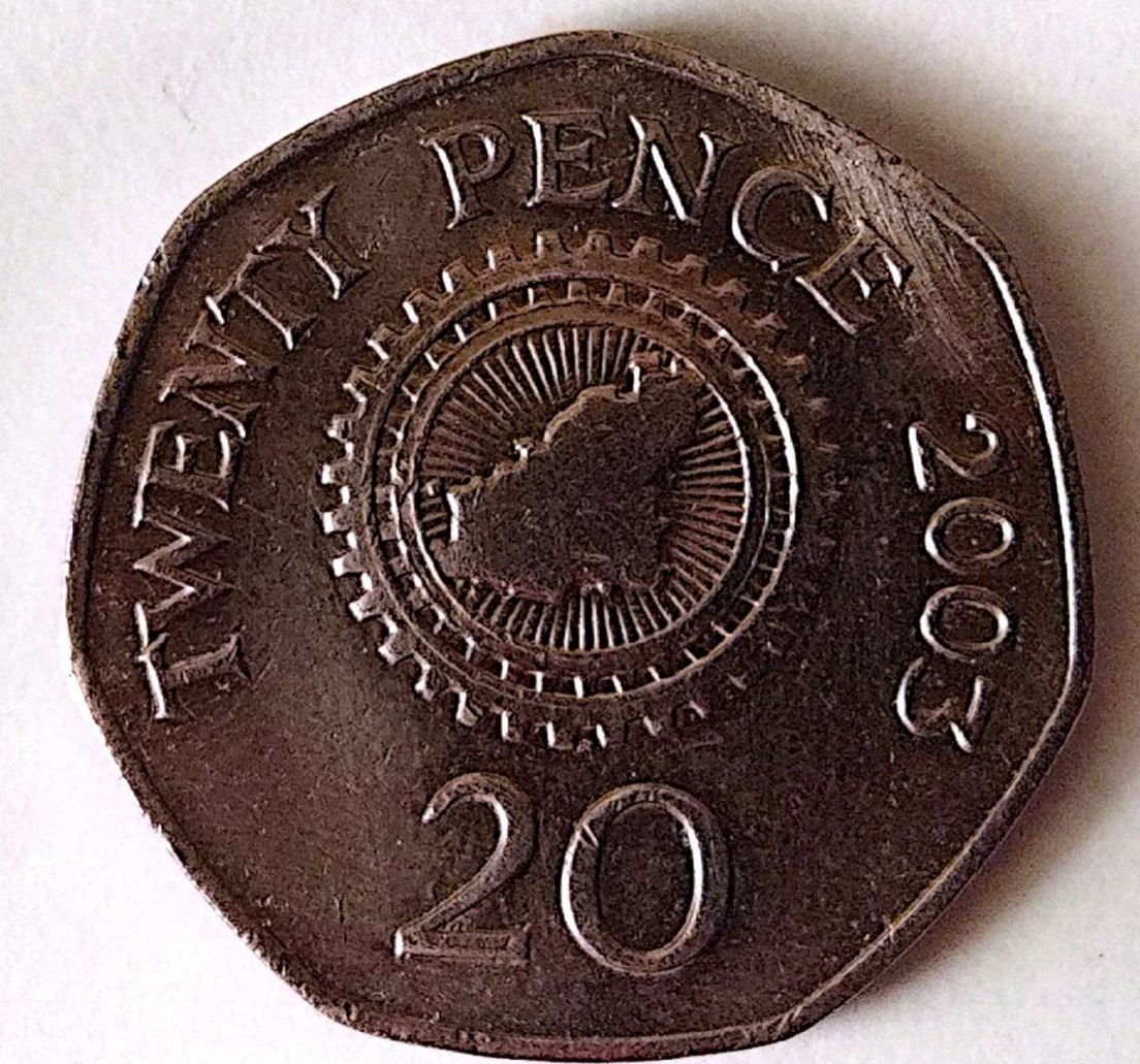 سکه 20پنی ملکه الیزابت گورنزی 2003(کد2715)