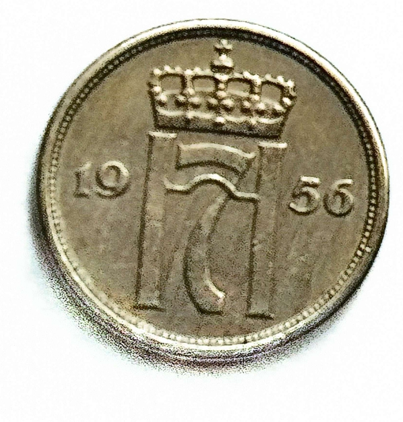 سکه 10 اوره نروژنایاب1956(کد2717))