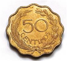 سکه50سنتیم(نایاب)