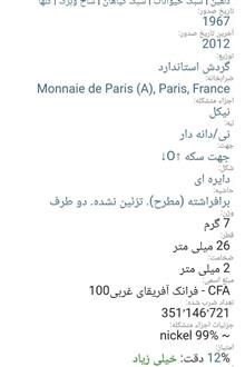 سکه100فرانک