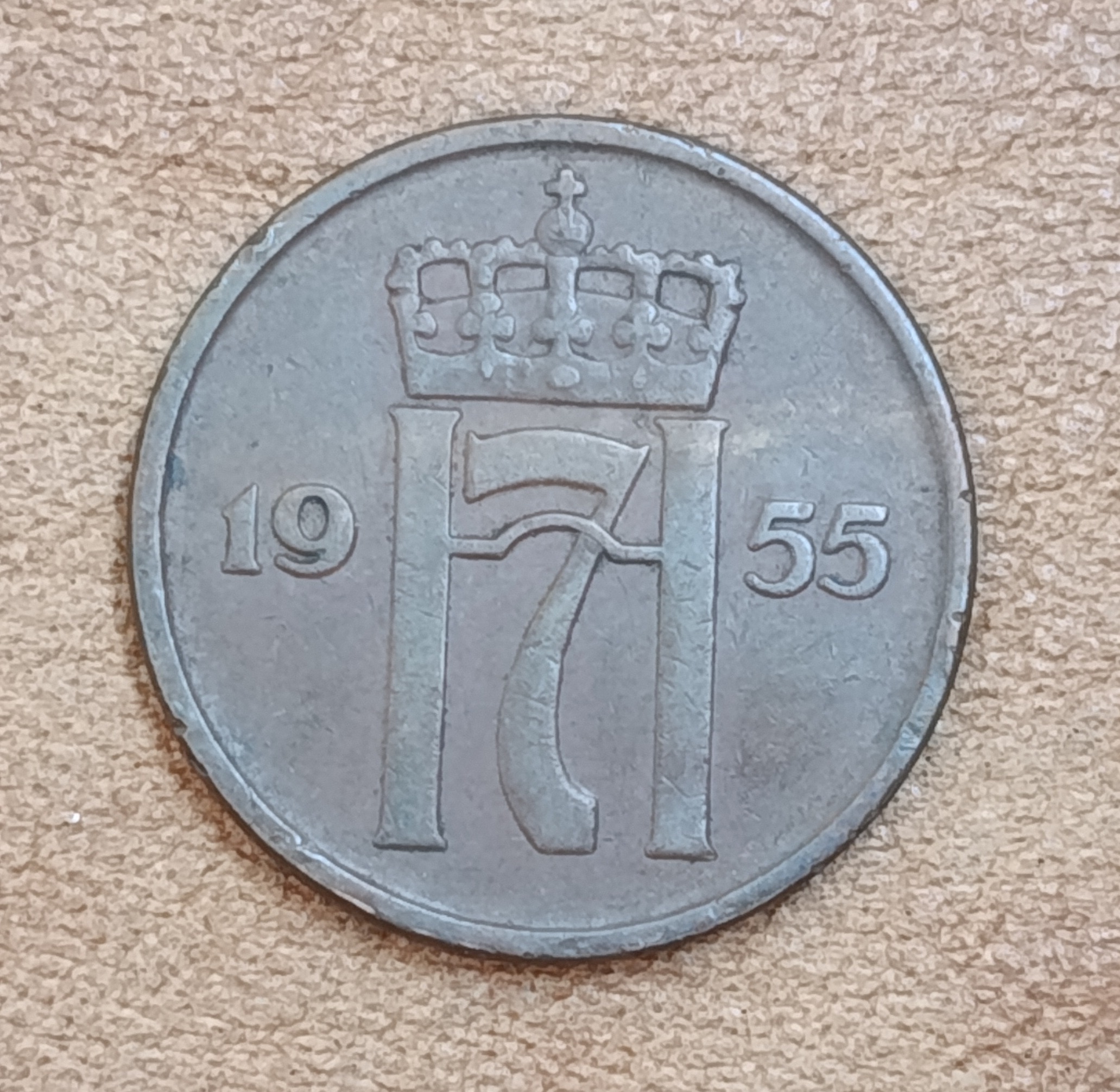 سکه5اوره نایاب نروژ1955(2716)