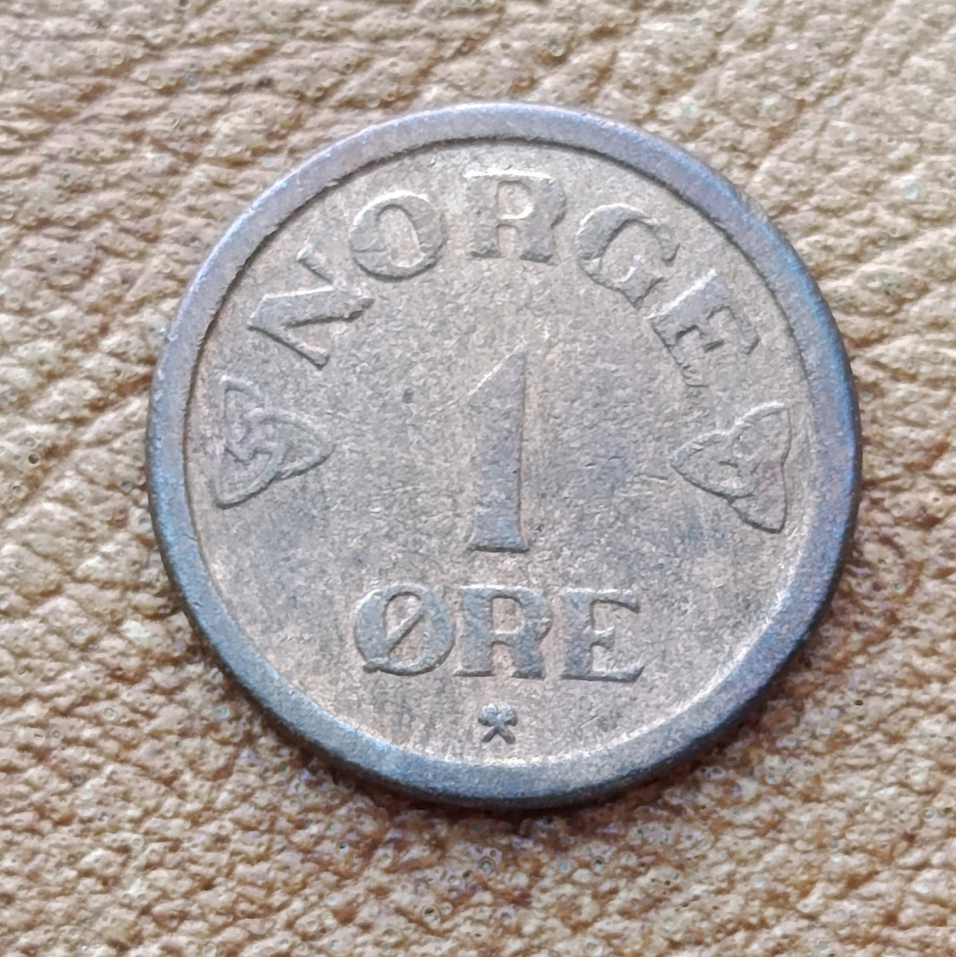 سکه 1 اوره نروژنایاب 1952 (کد2717)