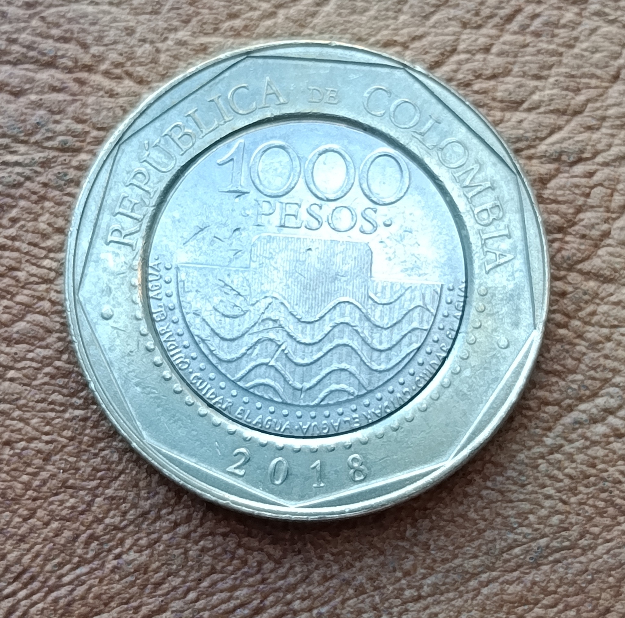 سکه 1000 پزو کلمبیا 2018 (کد5505)