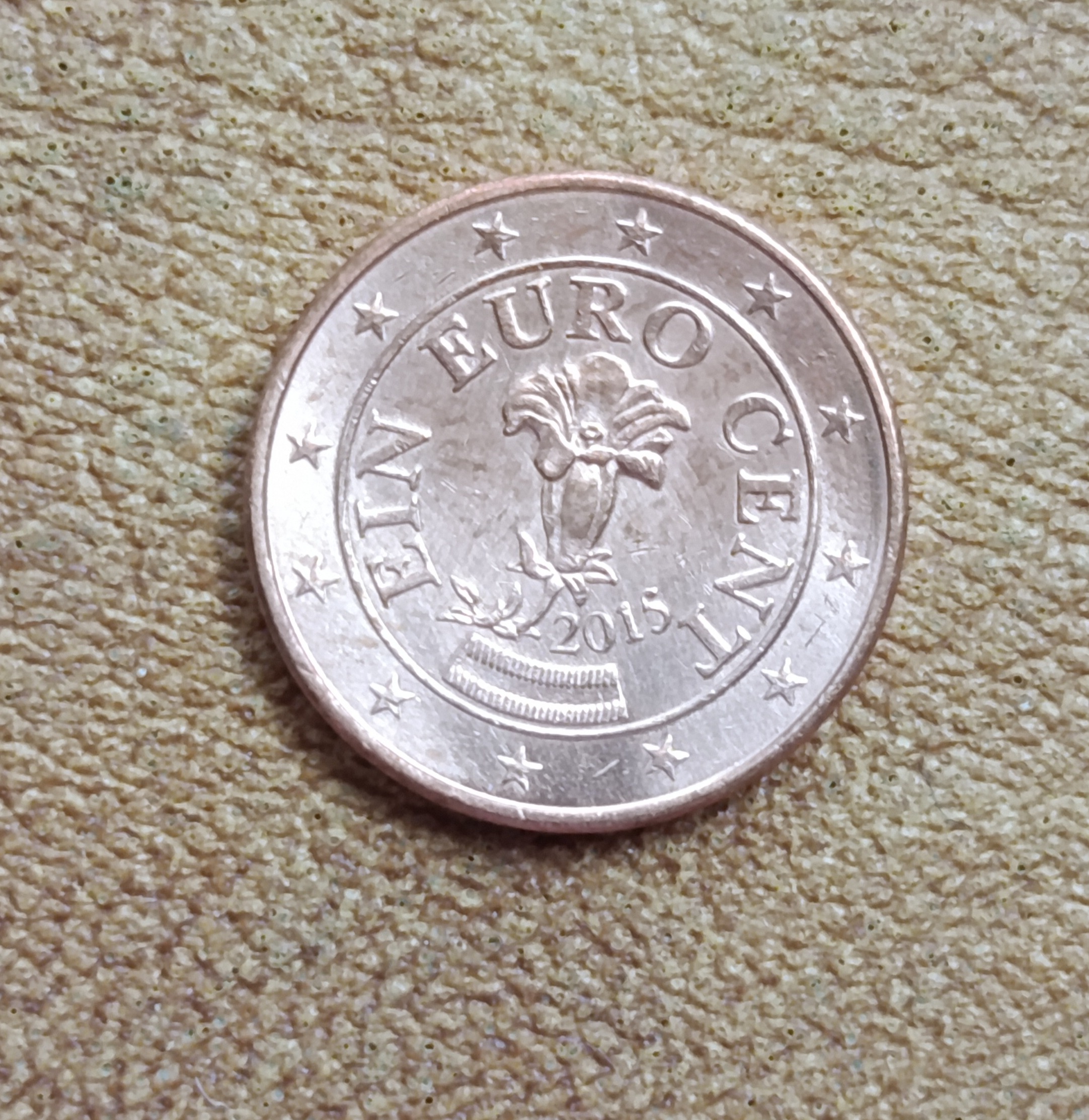 سکه 1 سنت یورو اتریش 2015 (کد744)