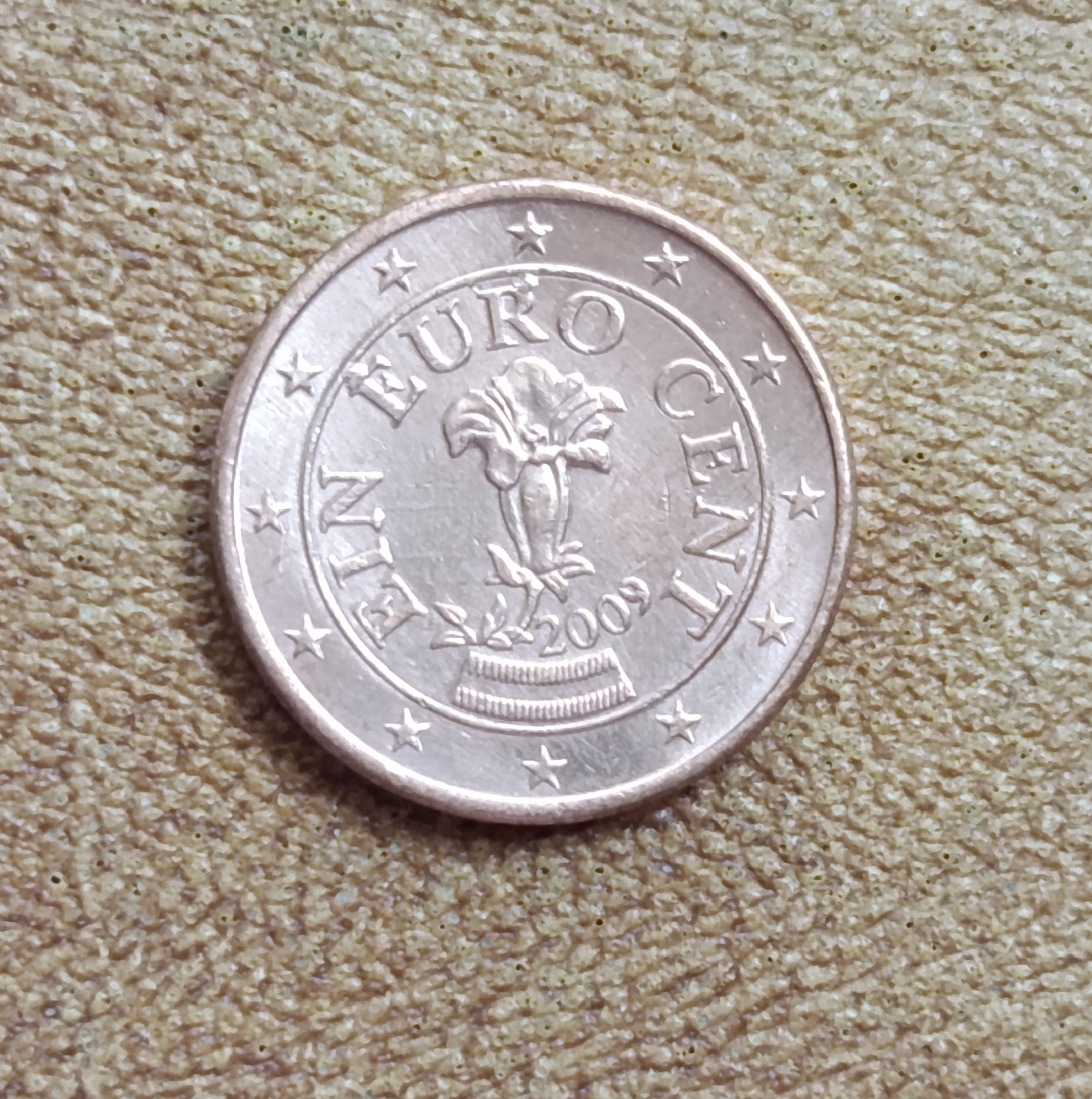 سکه 1 سنت یورو اتریش 2009 (کد744)