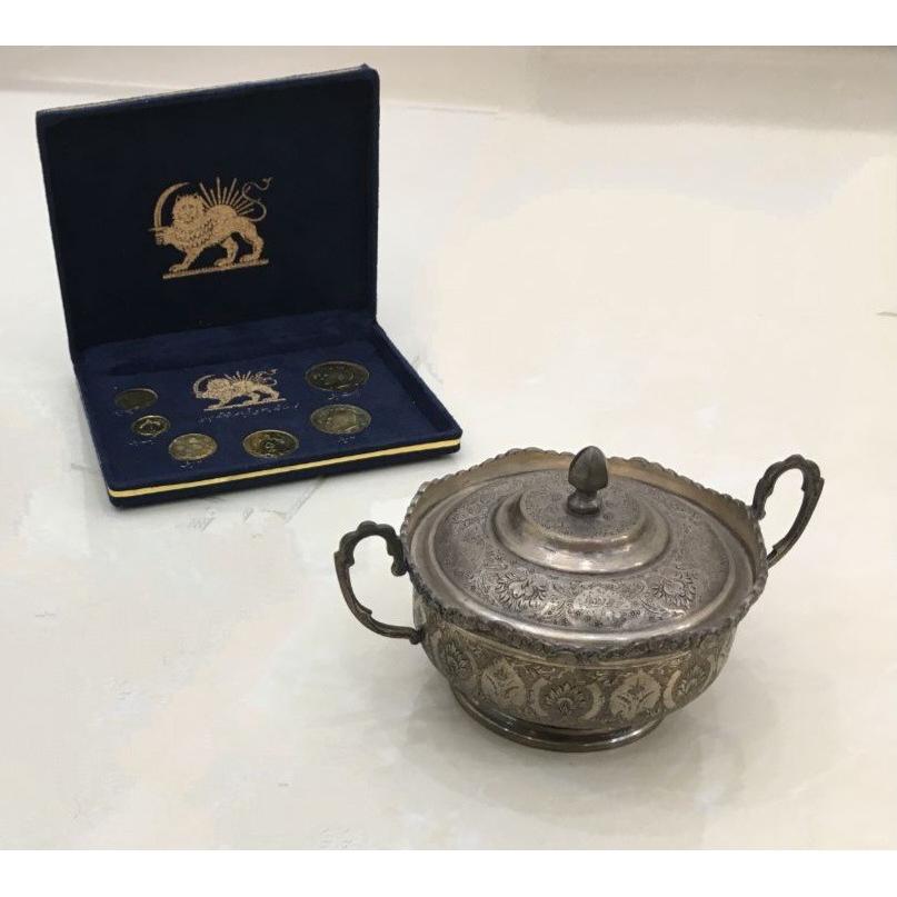 قندان نقره عیار بالا کمیاب قدیمی