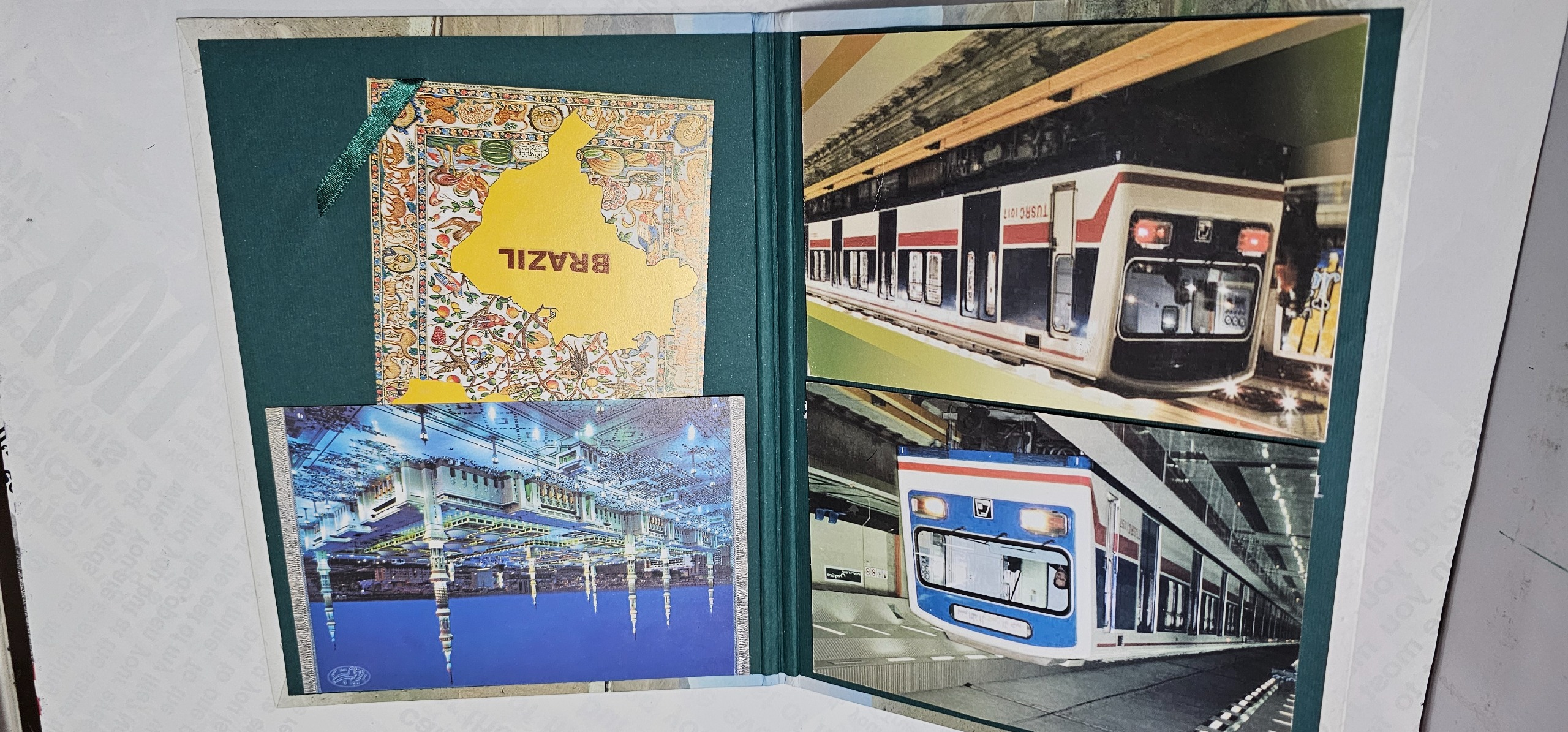 کارت پستال  و پاکت  راه آهن