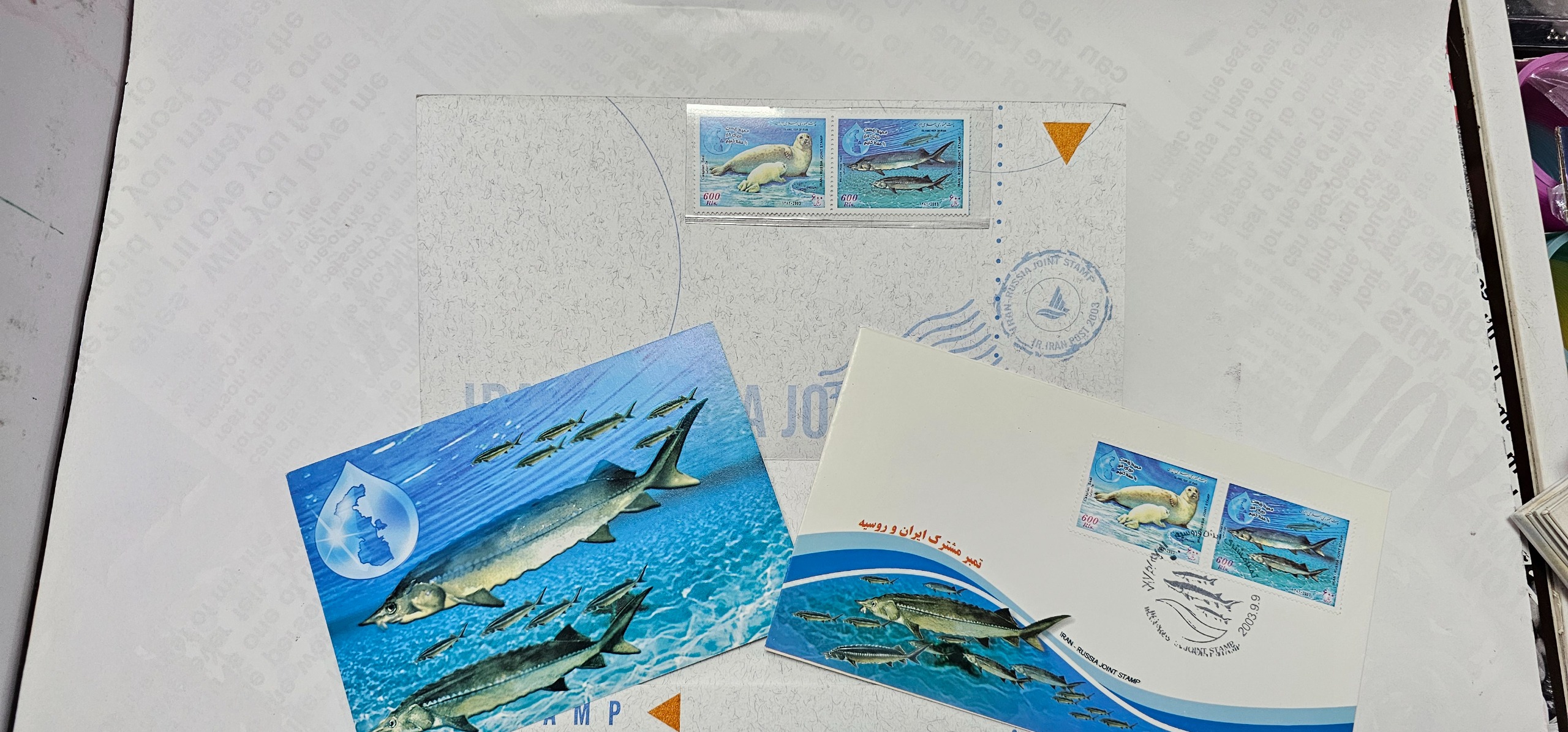 تمبر و پاکت  ایران و روسیه