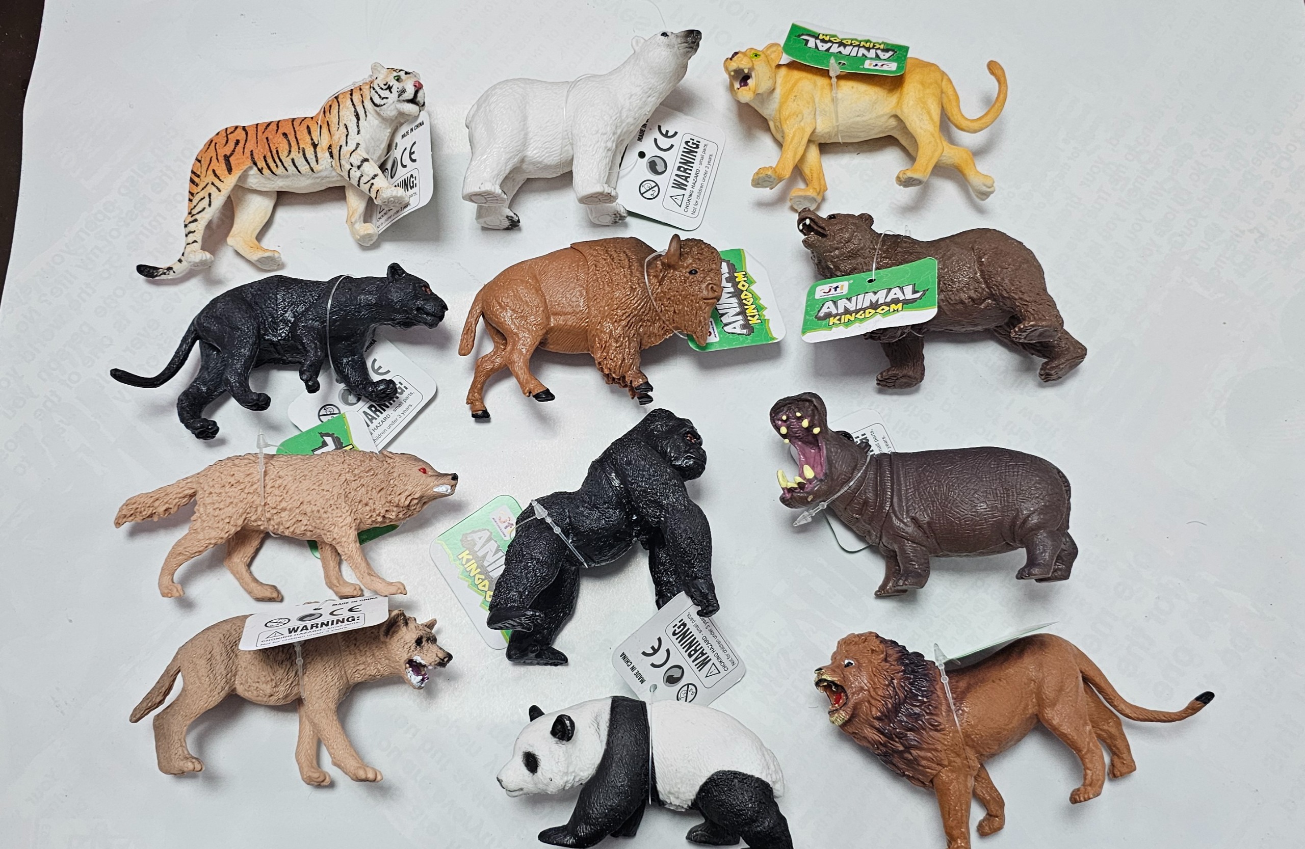 12 عدد فیگور حیوانات