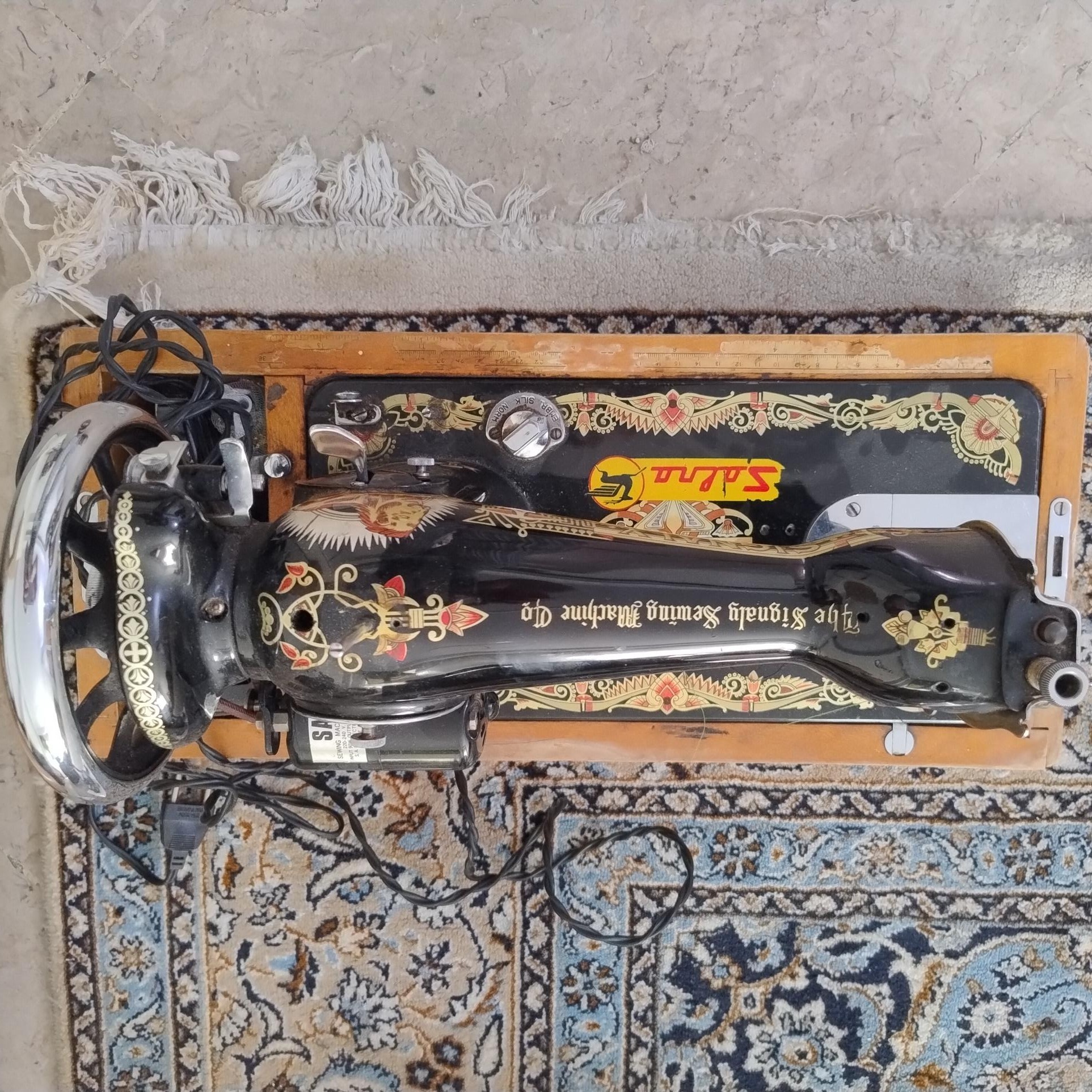 چرخ خیاطی singer آمریکا