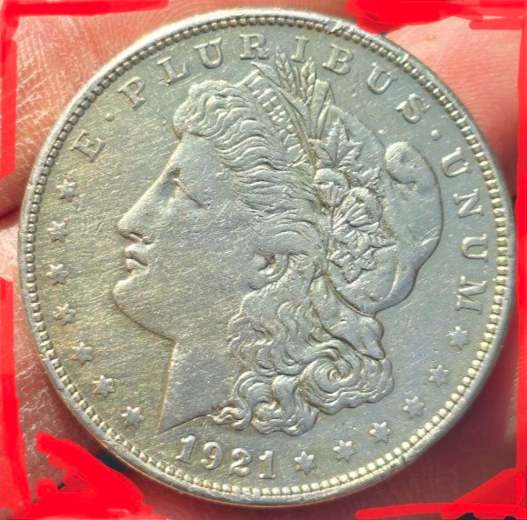 سکه امریکا نقره مورگان سال 1921