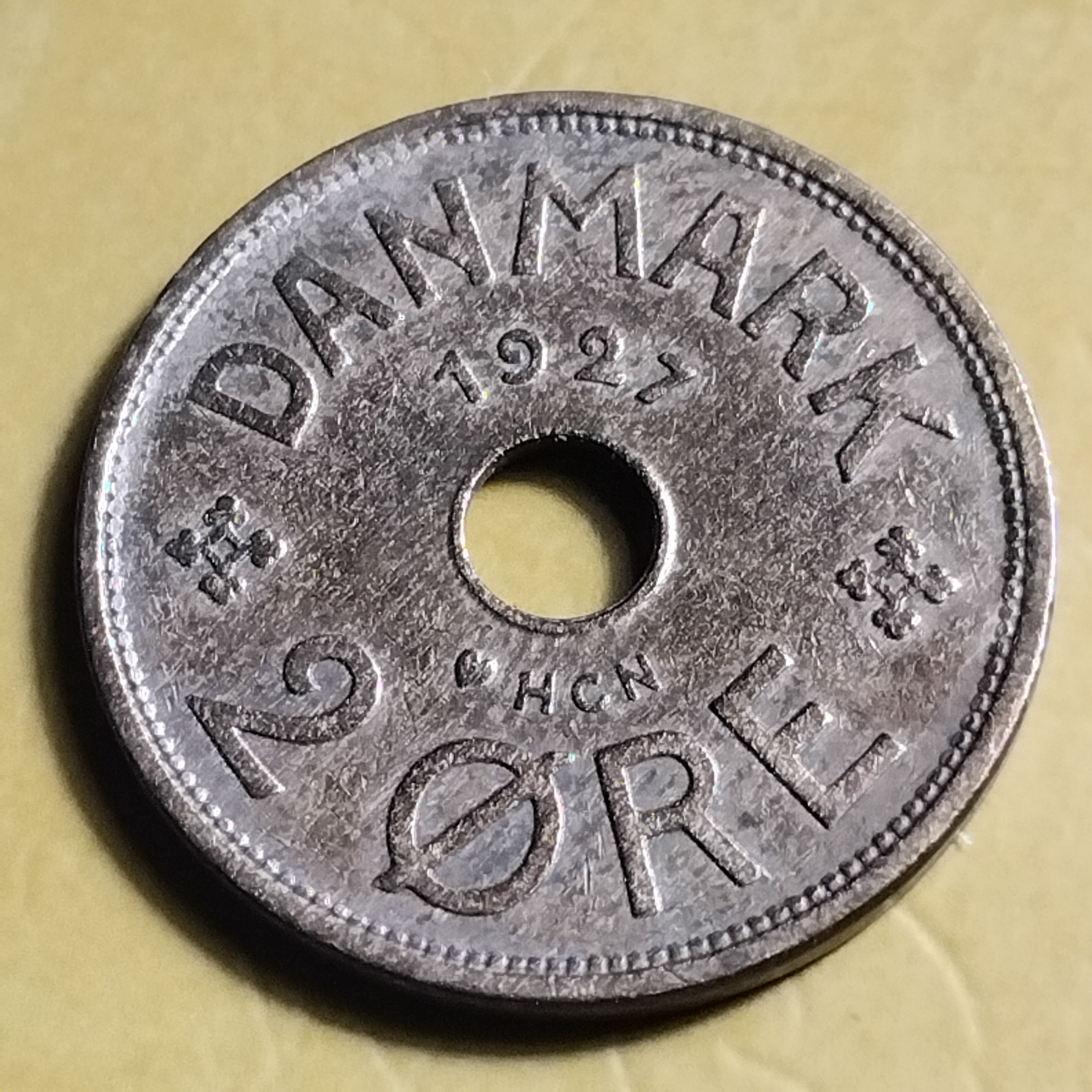 سکه دانمارک 2 اوره 1927 ش 177