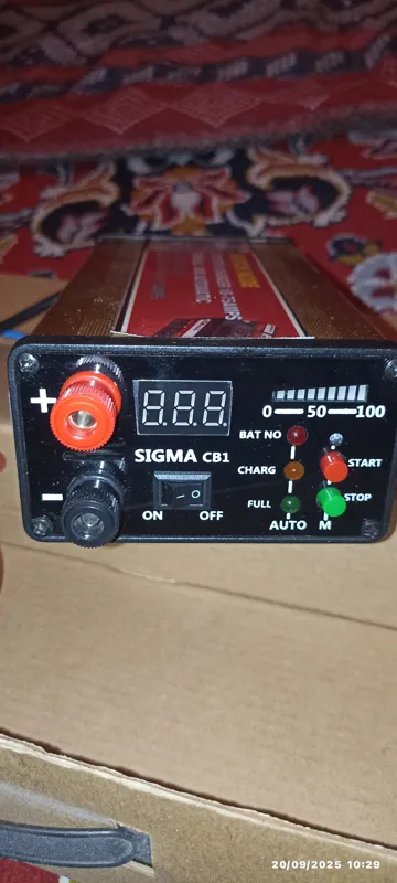 شارژر 12 ولت 15 آمپر باتری ماشین برند سیگما