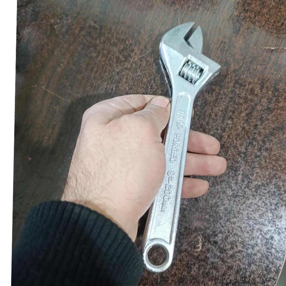 آچار فرانسه 8 اینچ،به هر قیمتی برسه ارسال میشه