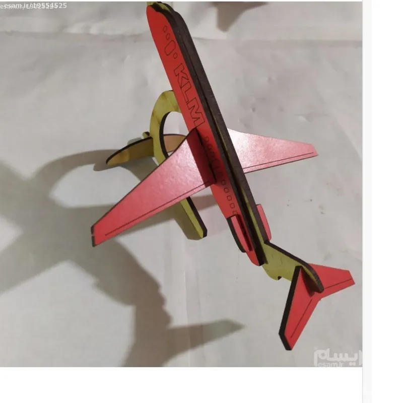 هواپیمای دکوری چوبی شیک