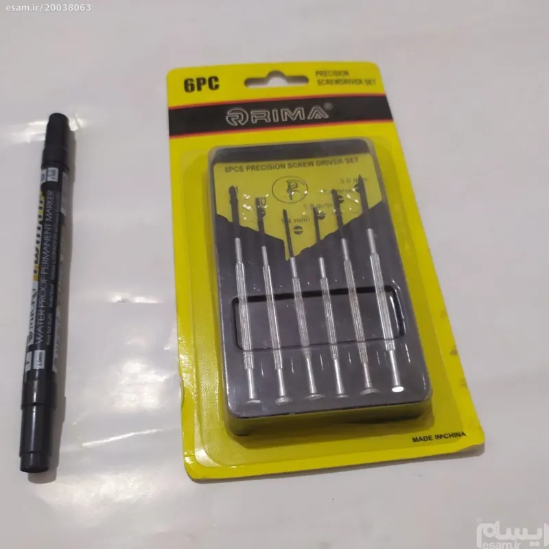 مجموعه 6 عددی پیچ گوشتی ساعتی ریما کیفیت عالی