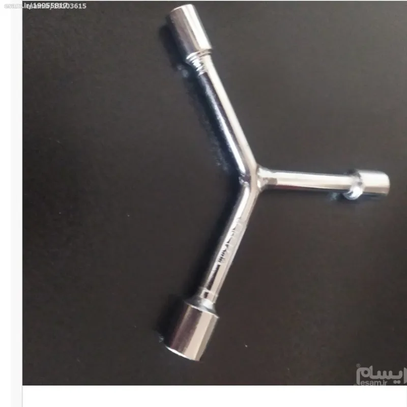 آچار بکس سه در نقرهای .سایز 12x10x8