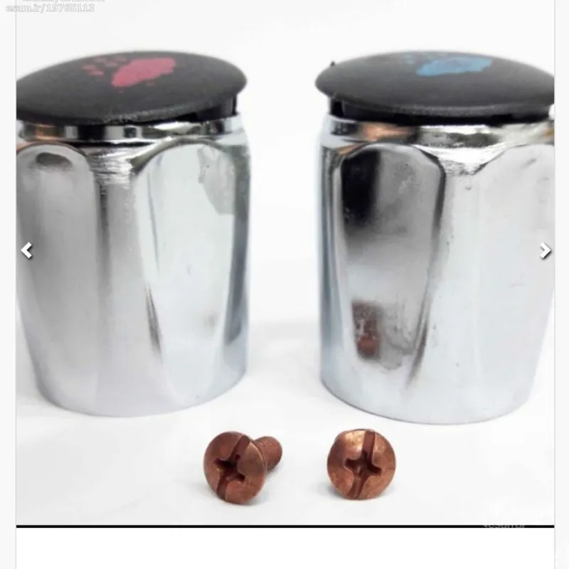 پوسته شیر 2عددی سرد و گرم..فلزی.سنگین