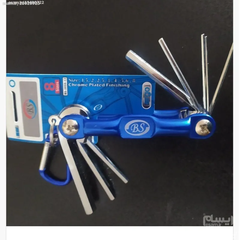 مجموعه 8 عددی آچار آلن مارک BS . کیفیت خیلی خوب