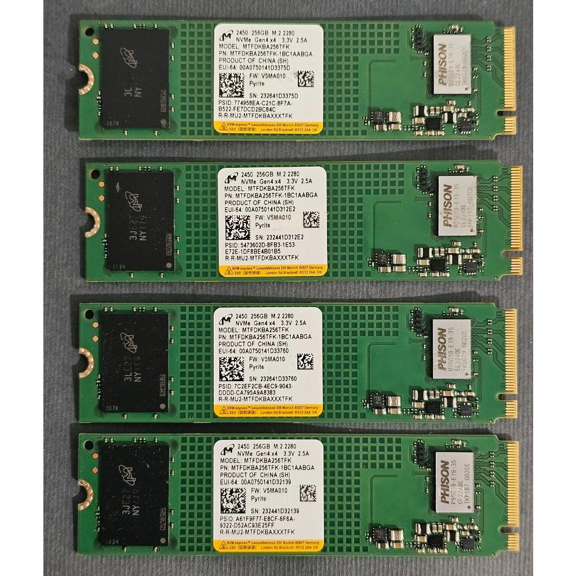 SSD 256GB NVME MICRON