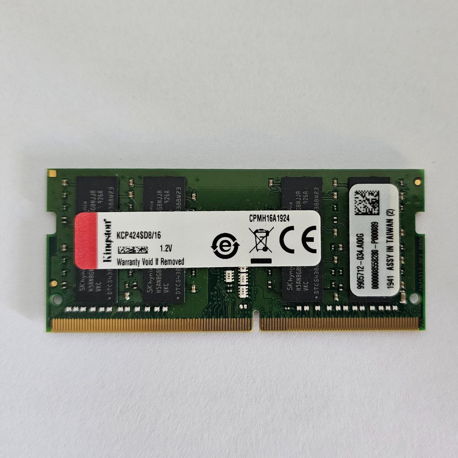 RAM 16 GB DDR4 LAPTOP KINGSTON
