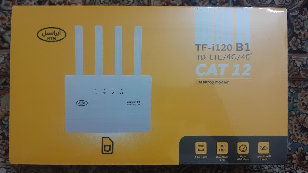 مودم سیم کارتی TD LTE ایرانسل مدل TF-i120 B1