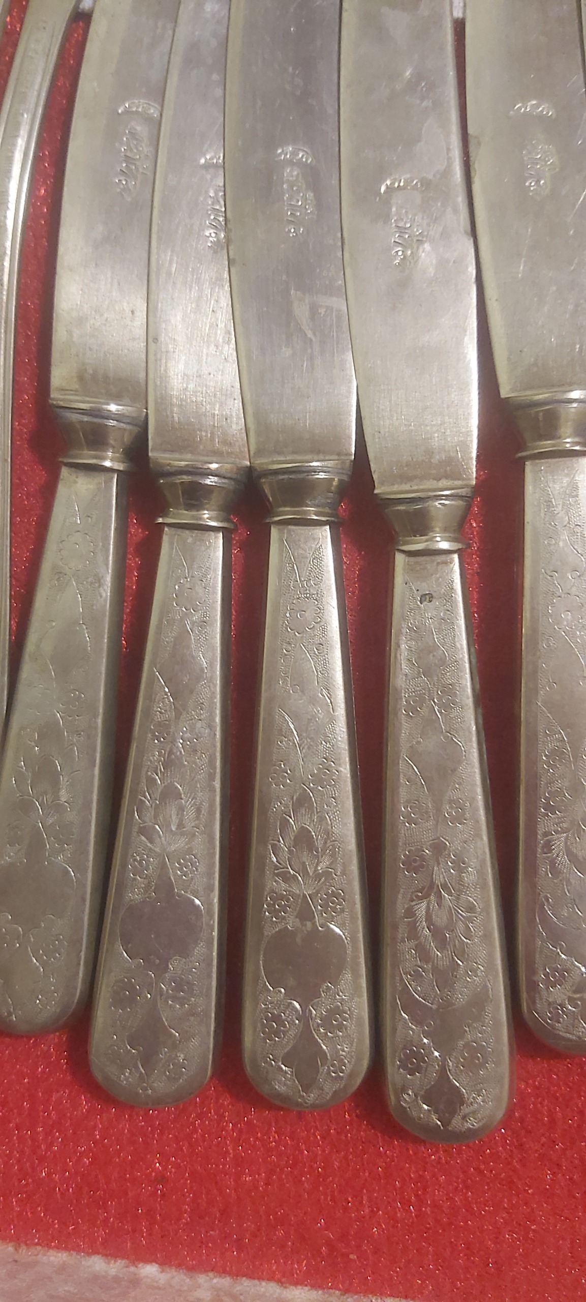 قاشق وچنگال وکارد نیکل 150ساله