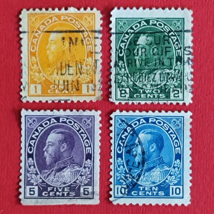 تمبر جرج 5 کانادا CA001