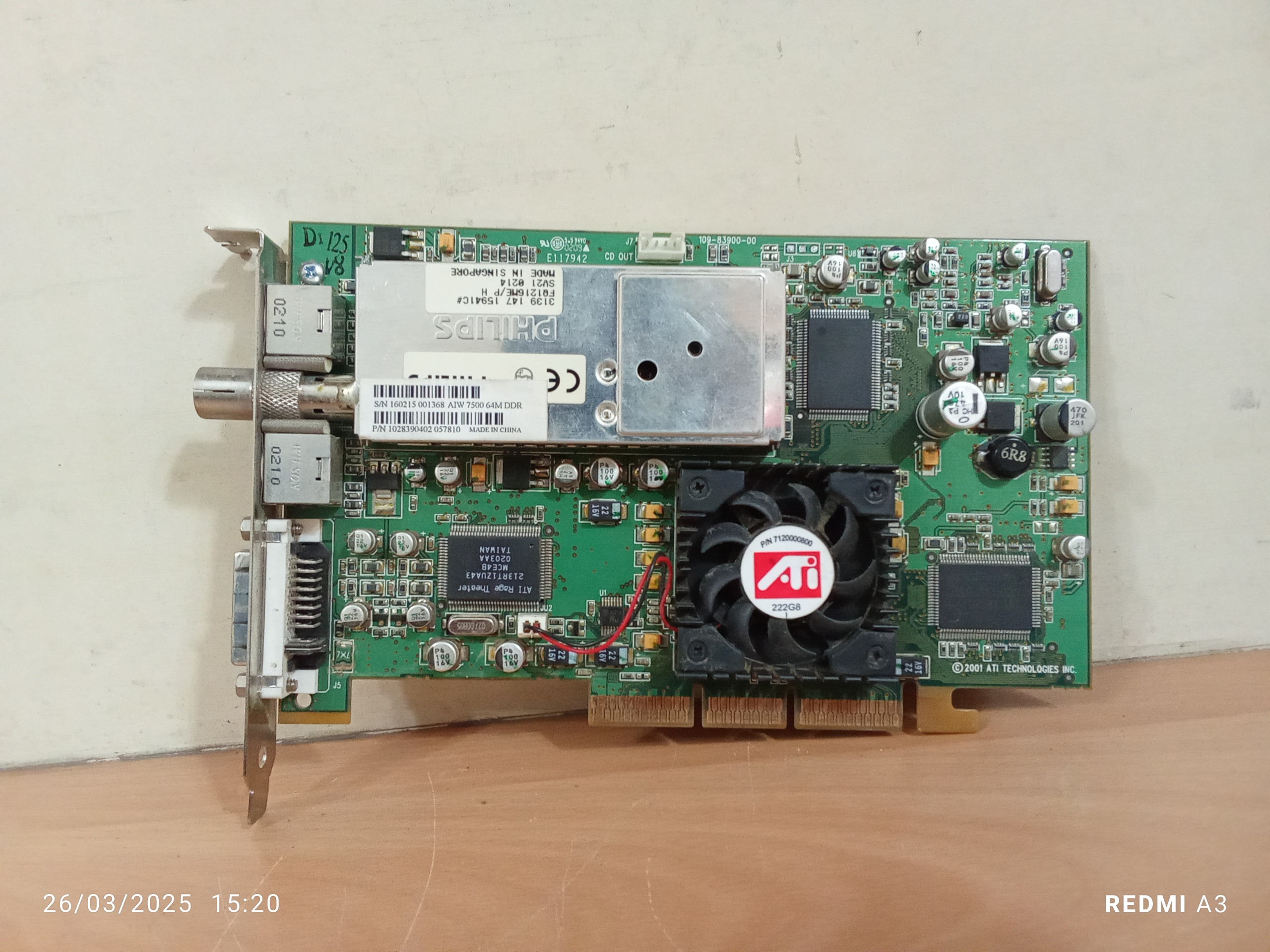 کارت گرافیک کلکسیونیALL-IN-WONDER REDEON 7500