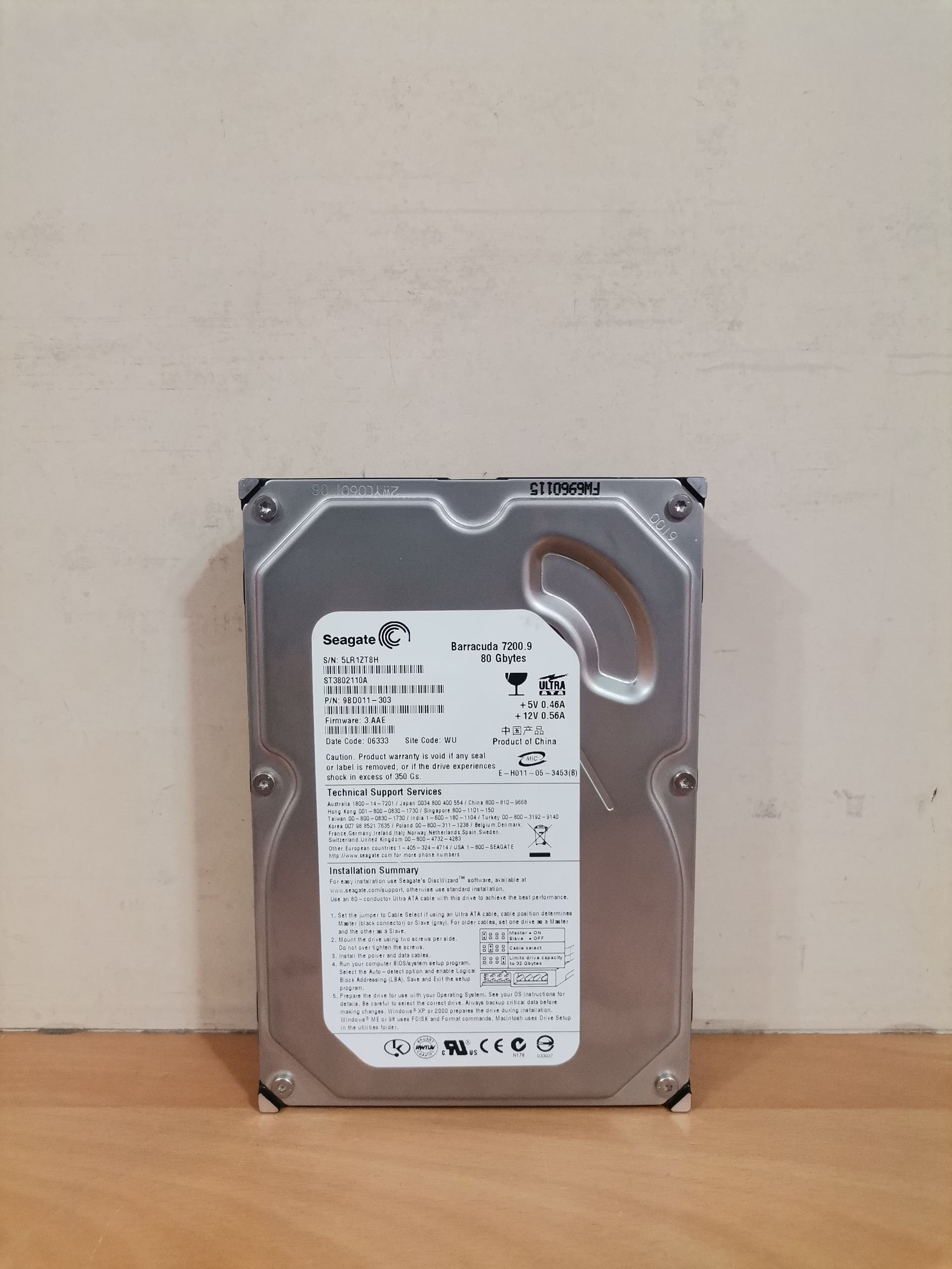 هارد 80 گیگ SEAGATE سلامت 98%-ide