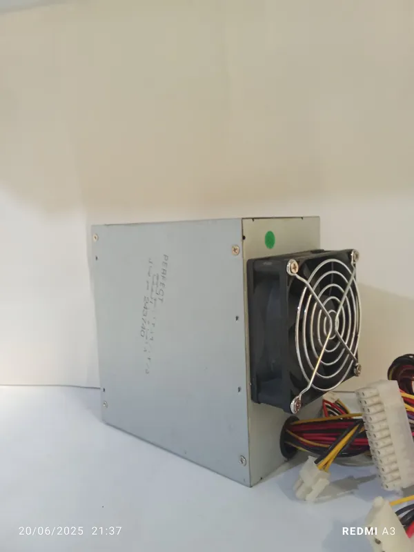 پاور 24 پین پرفکت مدلATX-500W P4-دارای دو فن