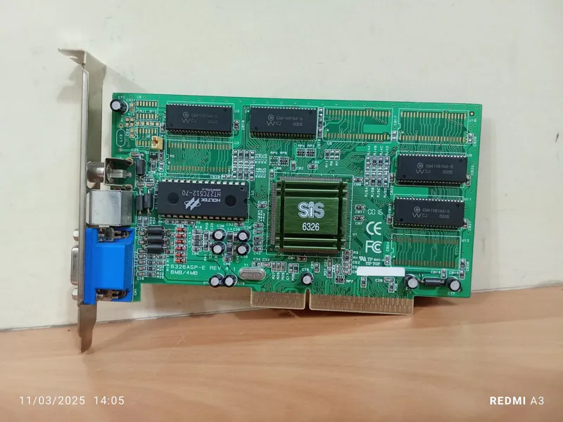 کارت گرافیک قدیمی و کلکسیونی 8مگ مدلSIS 5598/6326