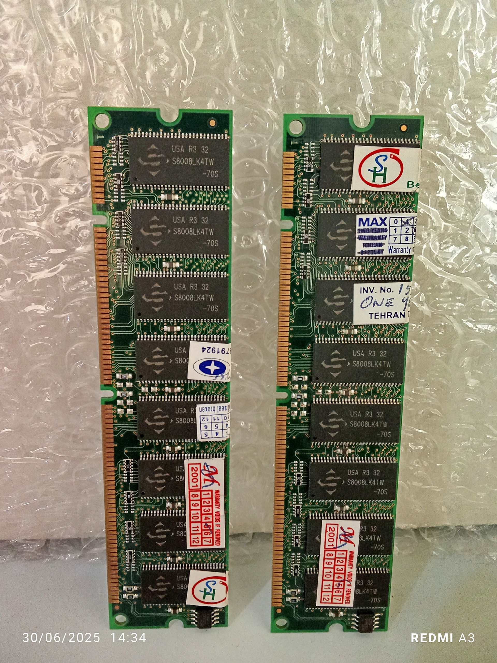 بسته2عدد رم 64مگ SD باس 133-برندSPECTEKساخت آمریکا