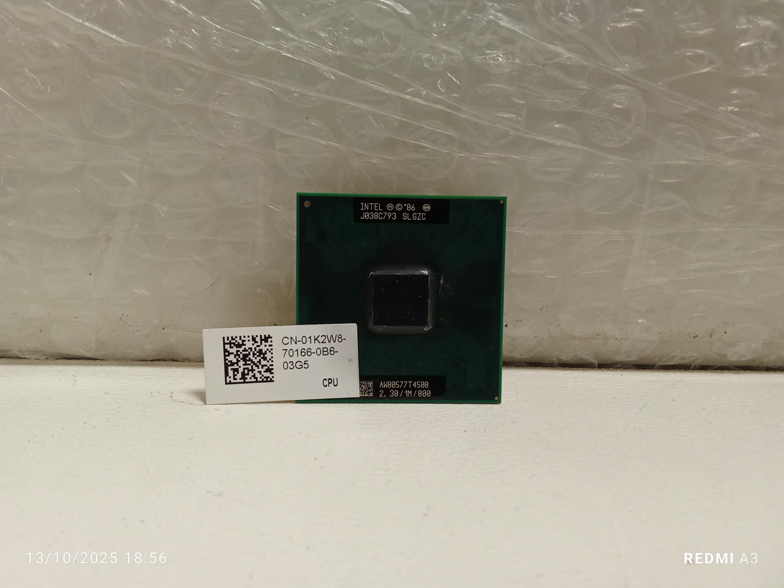 سی پی یو لپ تاپ-اینتل پنتیوم T4500 2/3 GHZ