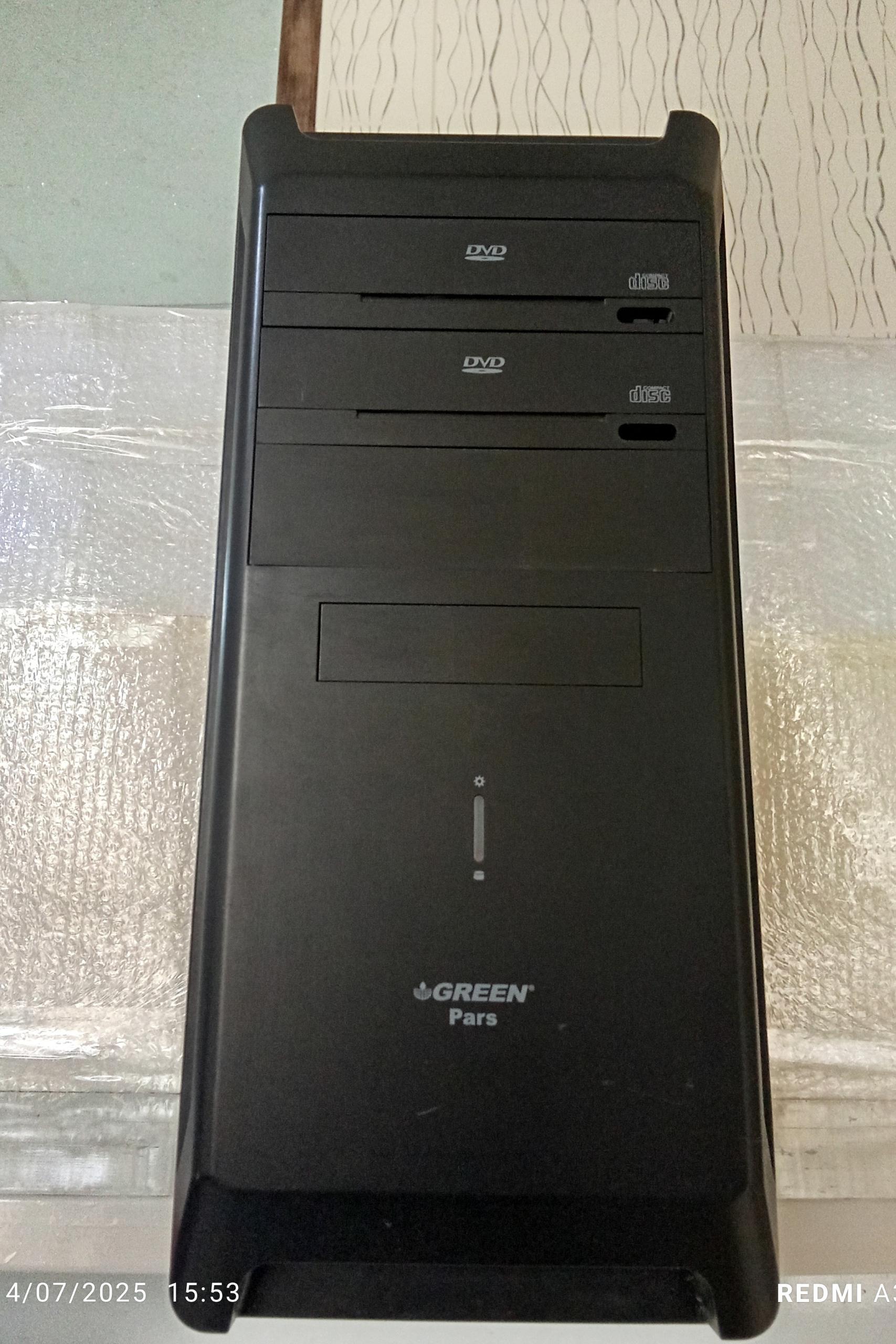 جعبه کیس مشکی گرین-مدل پارس کد(K-T-G-P-S)