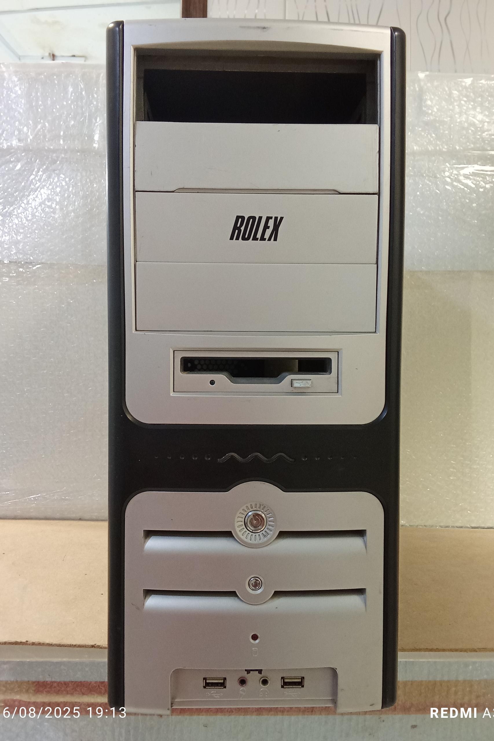 قوطی کیس نقره ای ROLEX