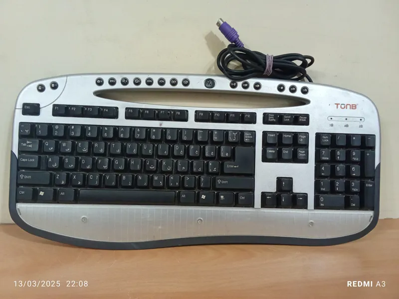 کیبورد نقره ای TONBمدلTKM-140