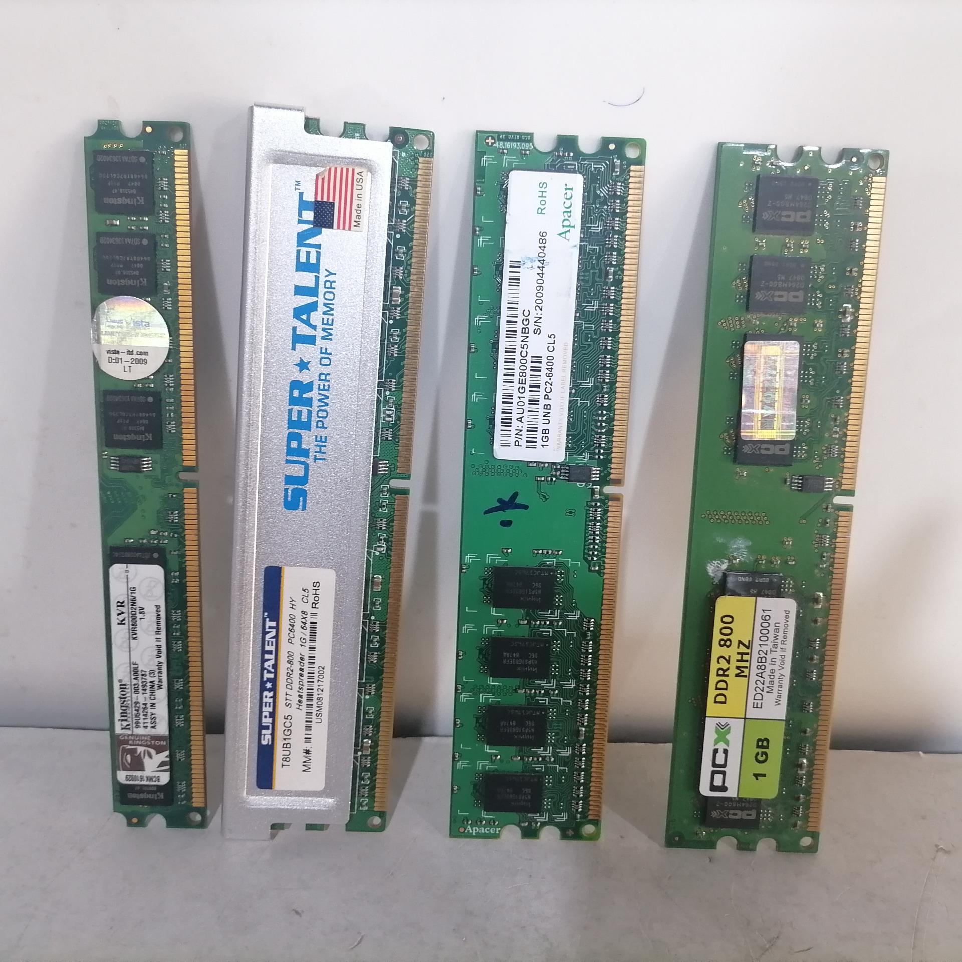4 عدد رم 1 گیگ DDR2 در برند های مختلف
