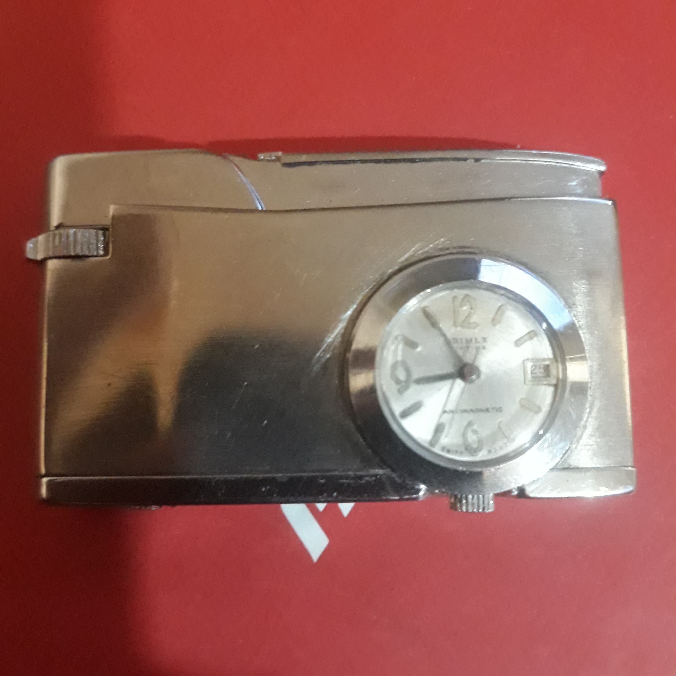فندک ساعت دار سویسی بدون مشگل