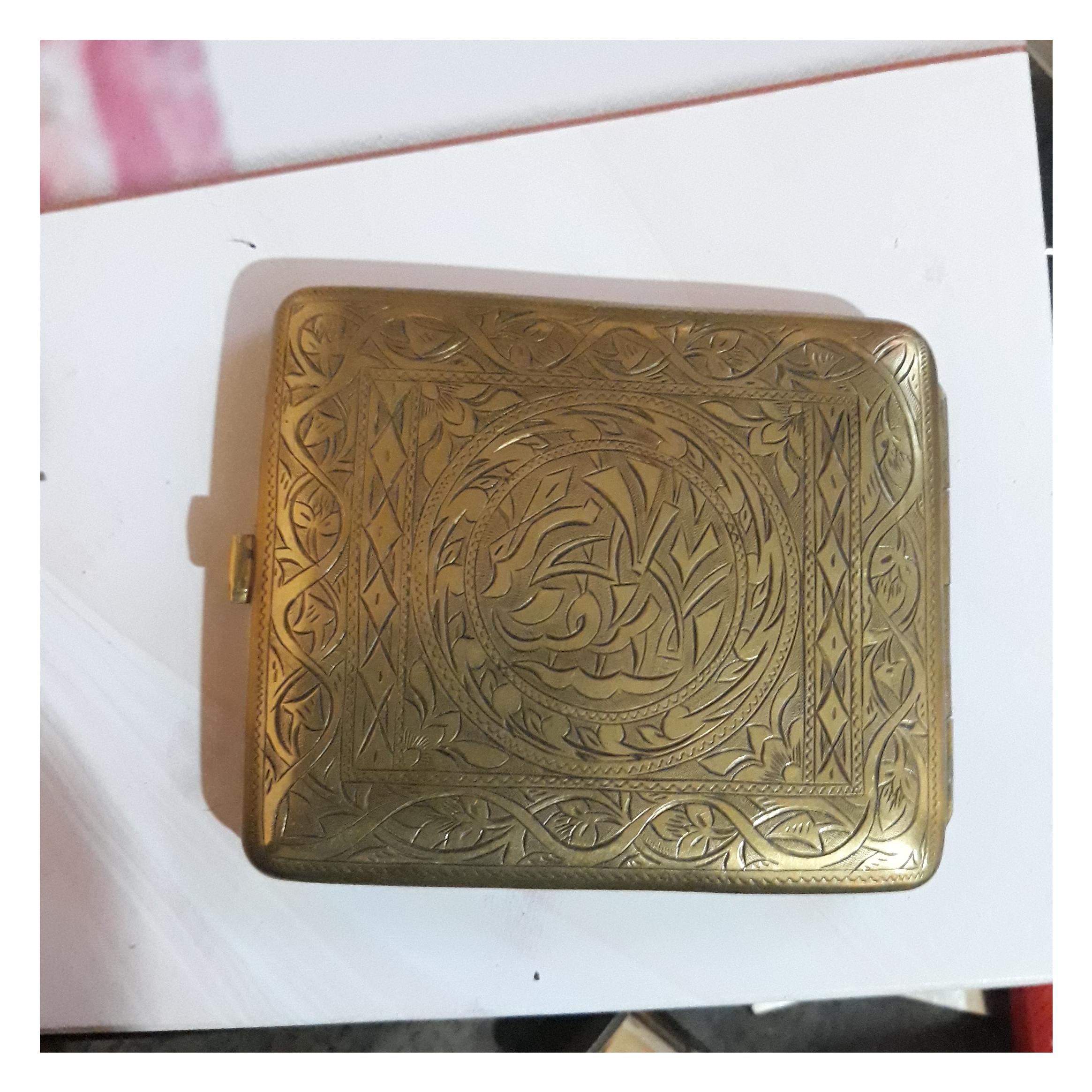 جاسیگار برنجی قلم دست