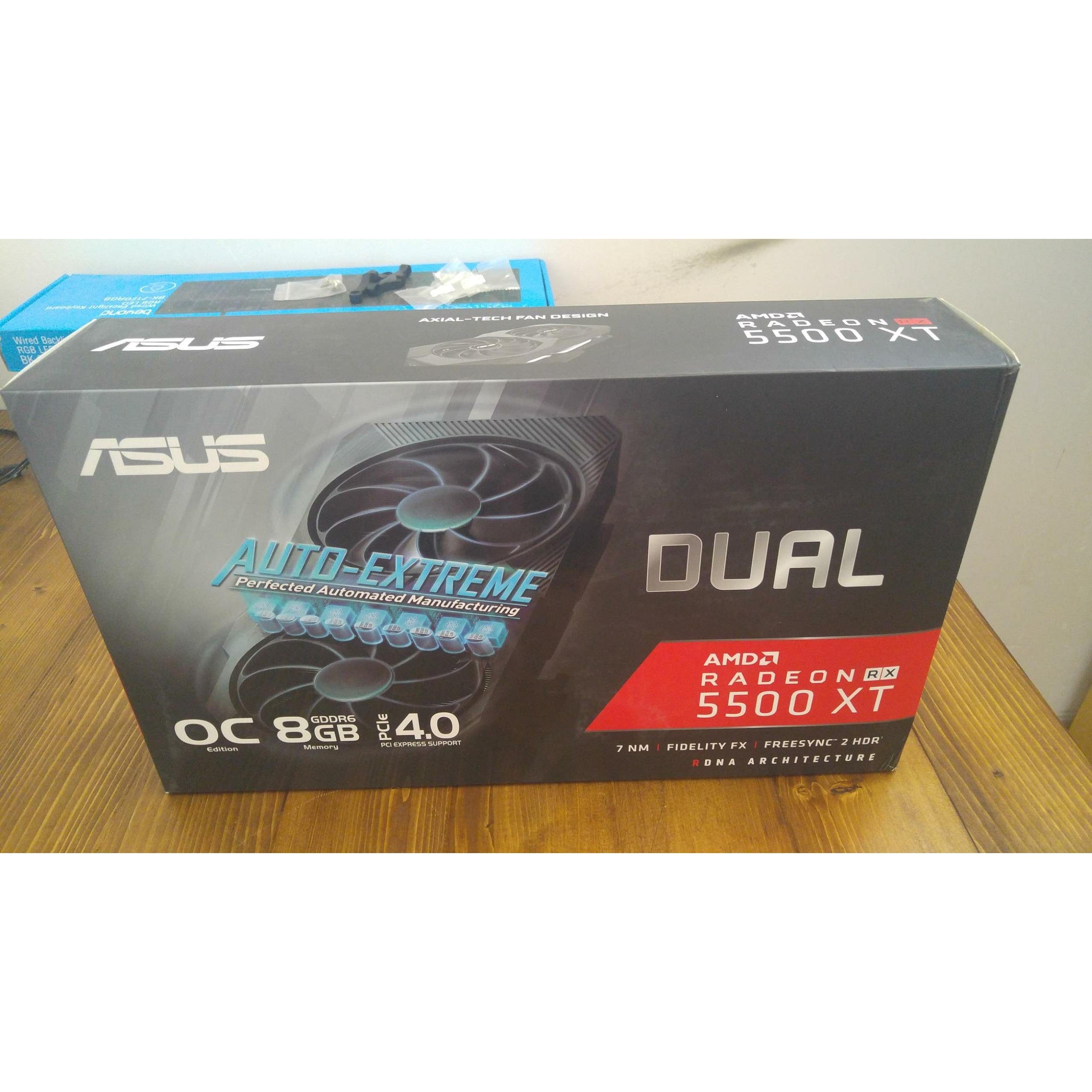 asus dual rx 5500 xt o8g evo