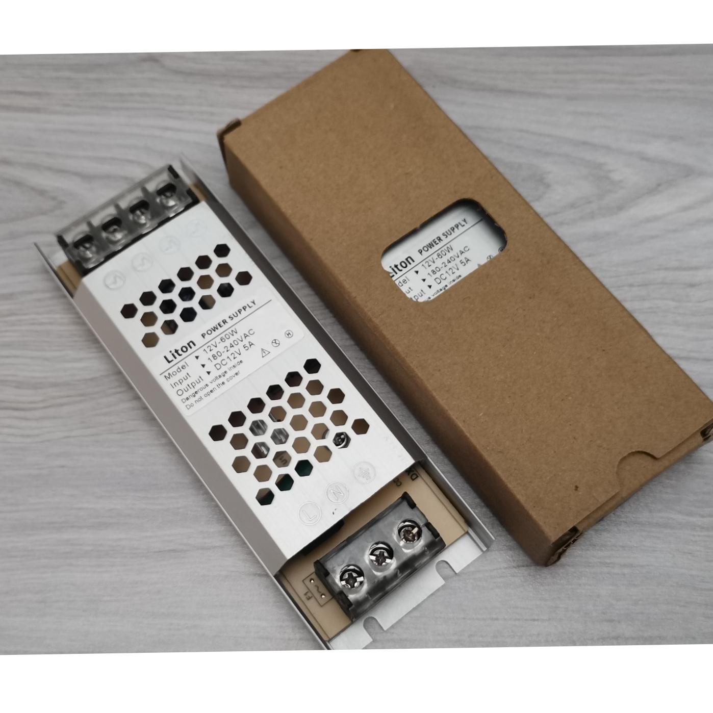 2 عدد پاور صنعتی اسلیم 12 ولت 5 آمپر