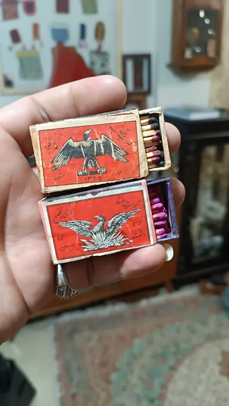 2 کبریت چوبی عقاب