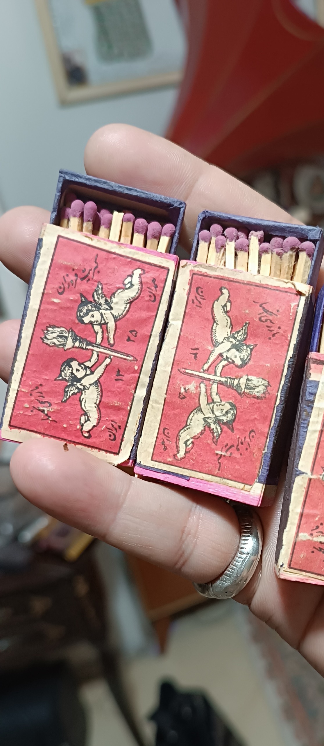 2 عدد کبریت چوبی فرشته