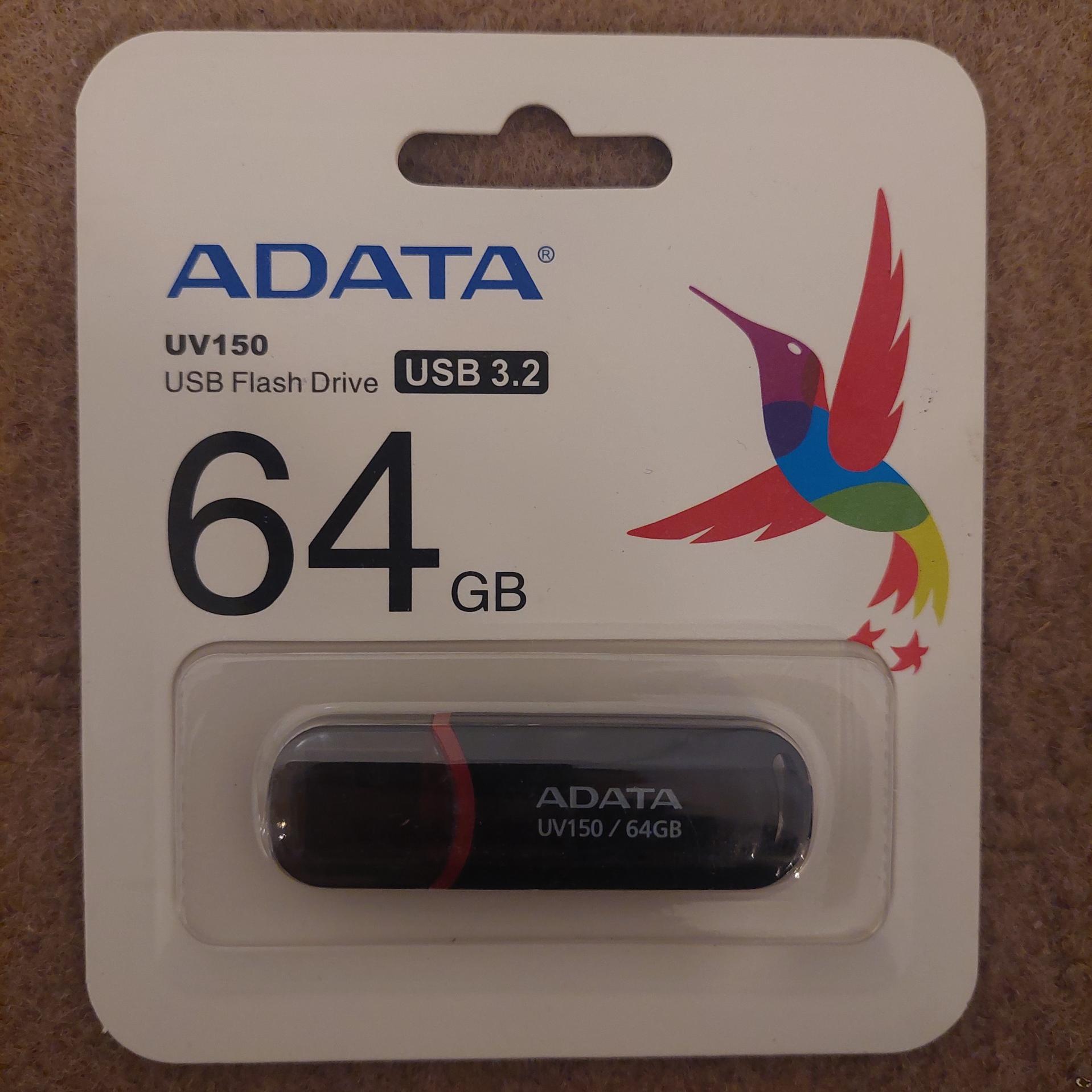 فلش 64 گیگ USB3/2 برند ADATA بدون گارانتی