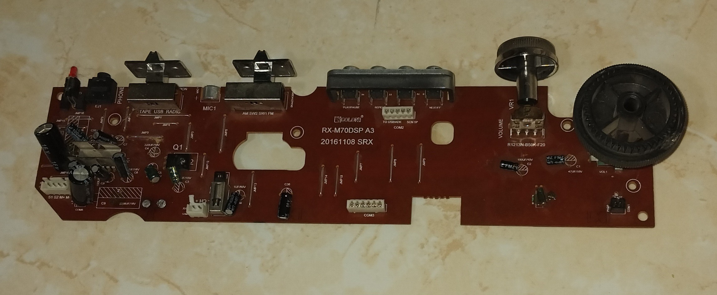 برد رادیو ظبط فلش خور قدیمی