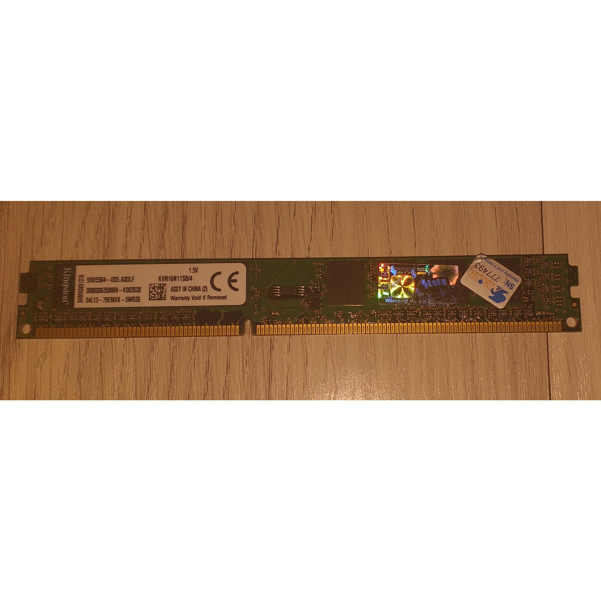 رم 4 گیگ باس 1600 کینگستون ddr3