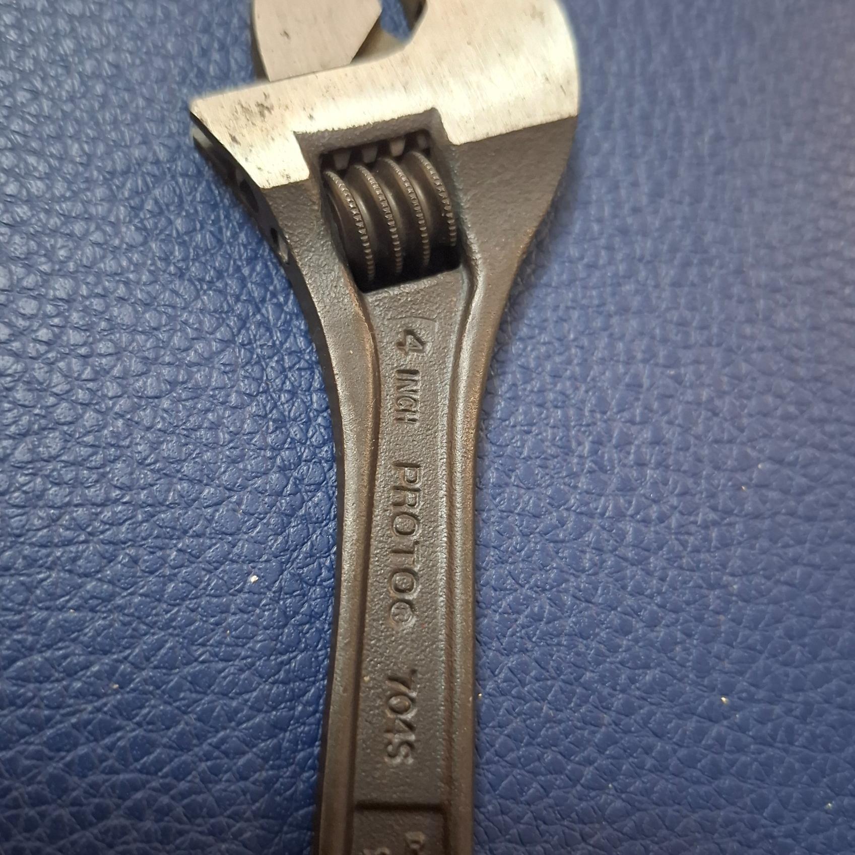 آچار فرانسه 4 اینچ proto قدیم پروتو آمریکا