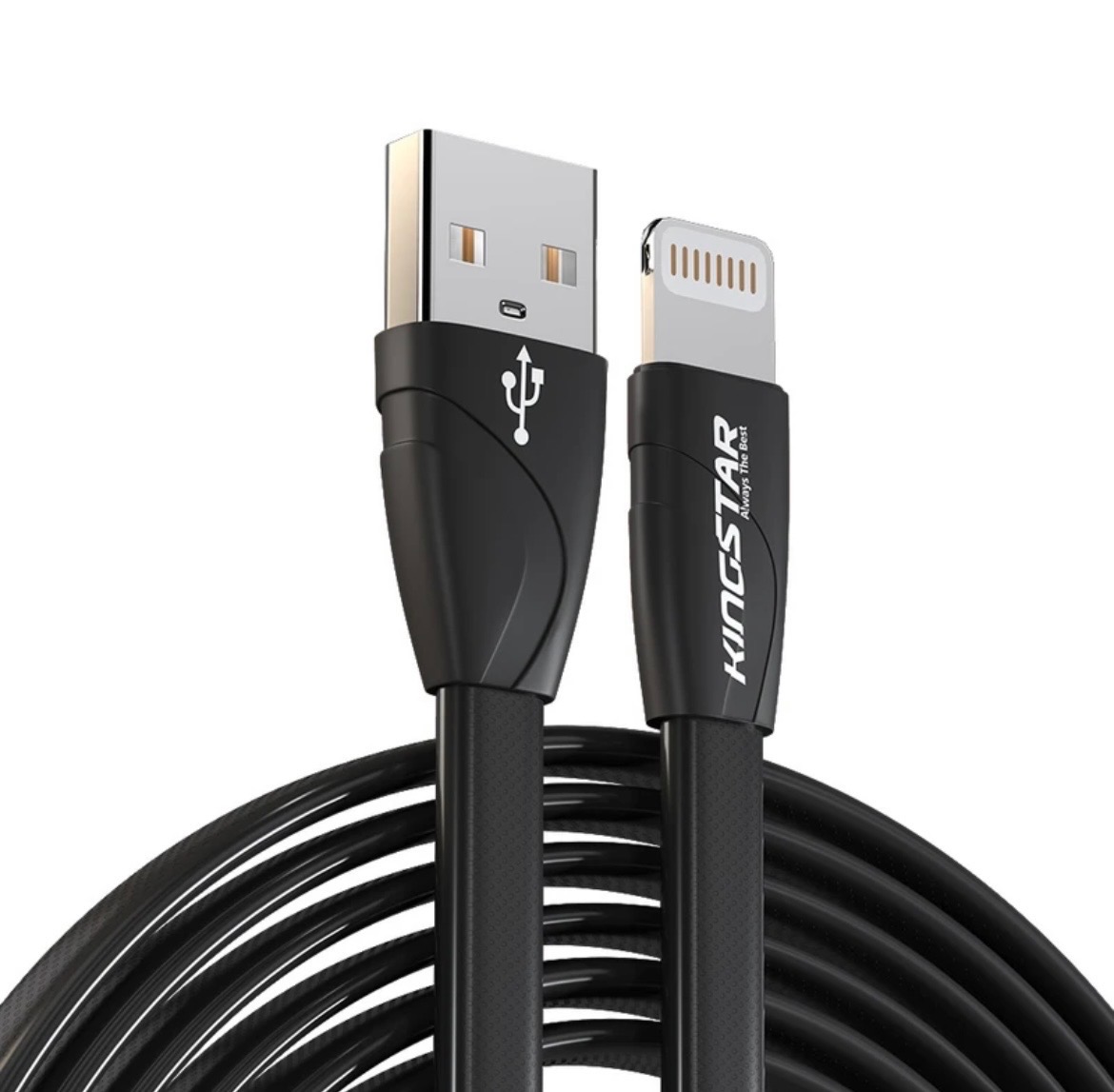 کابل شارژ آیفون کینگ استار طول 1.20 متر