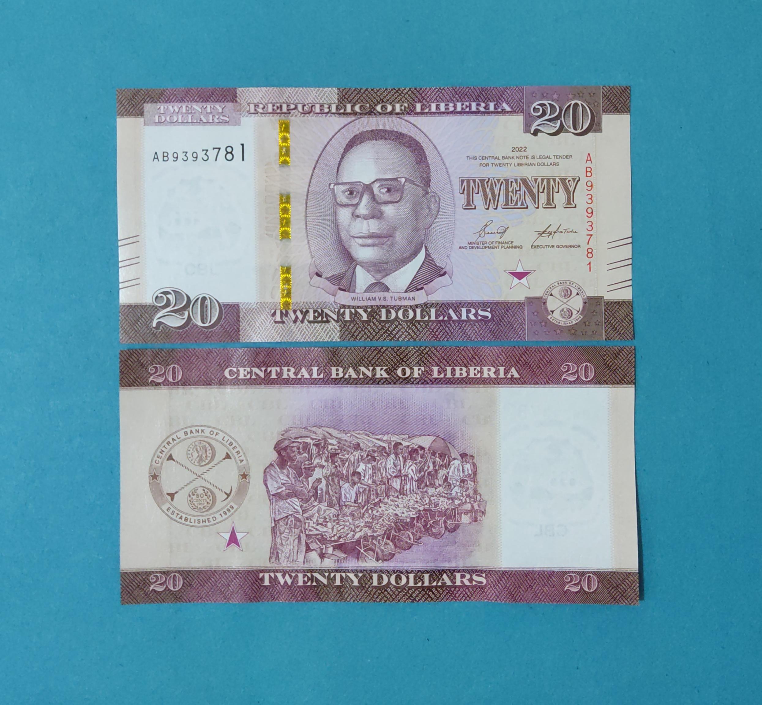 تک بانکی 20 دلار لیبریا